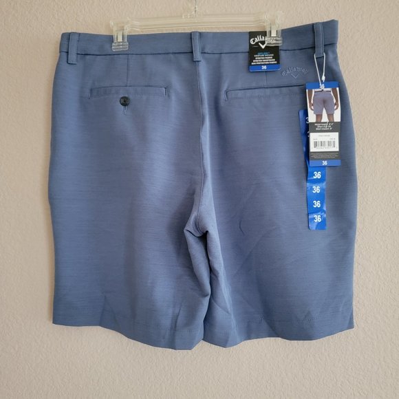 Callaway Mens Active Strech Waistband Shorts Opti-Dry NWT - Picture 3 of 4